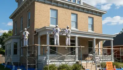 Professional painters in Bloomington, IL providing interior and exterior painting services