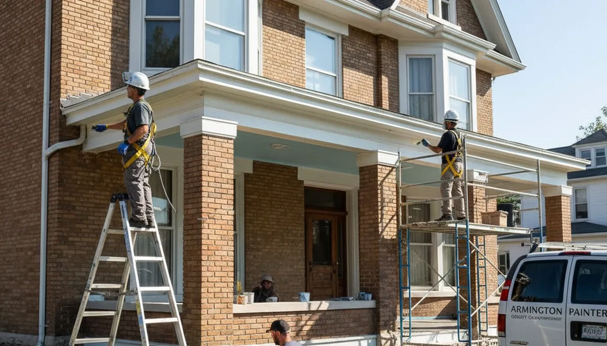 Professional painters in Bloomington, IL providing interior and exterior painting services
