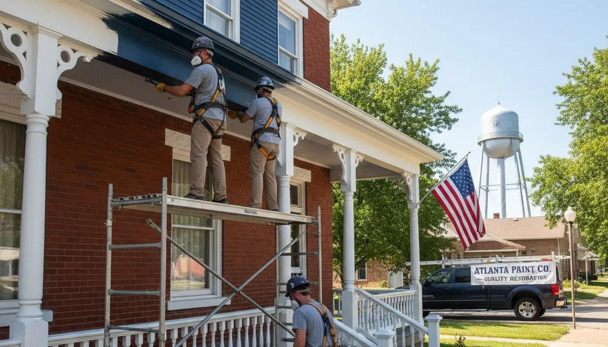 Professional painters in Bloomington, IL providing interior and exterior painting services