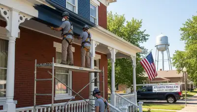 Professional painters in Bloomington, IL providing interior and exterior painting services