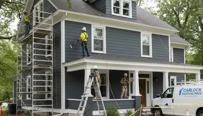 Professional painters in Bloomington, IL providing interior and exterior painting services
