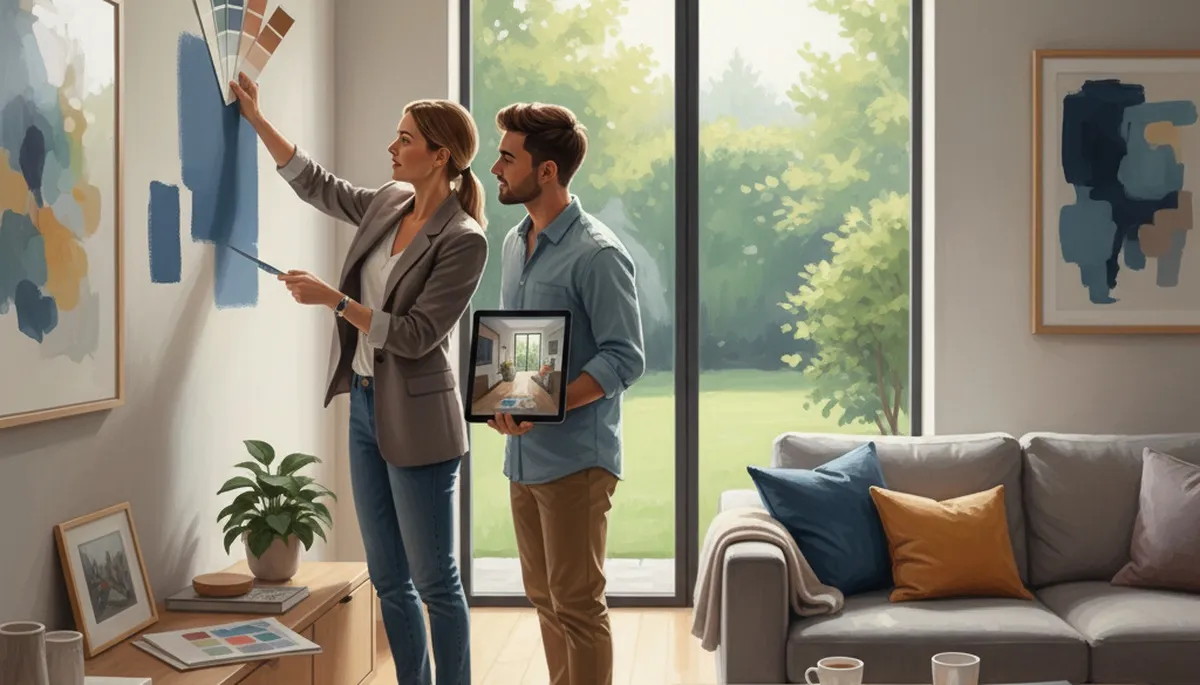 Bloomington, IL painters providing expert color consultation for interior and exterior paint finishes