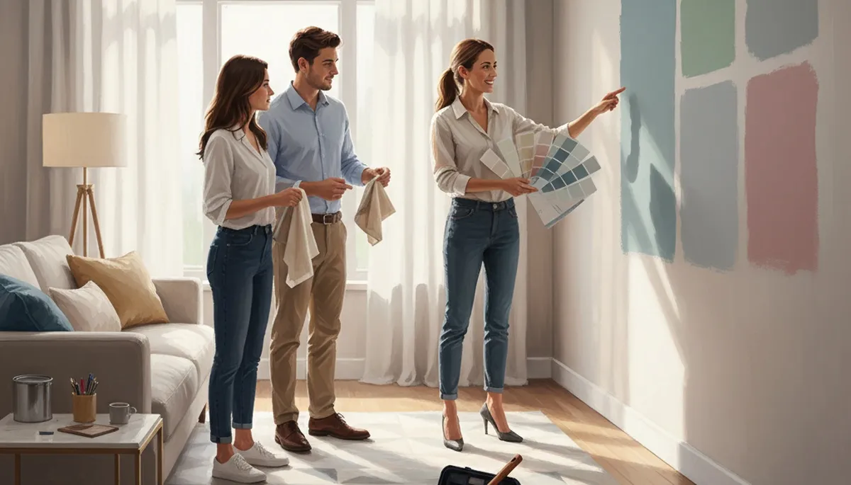 Bloomington, IL painters providing expert color consultation for interior and exterior paint finishes