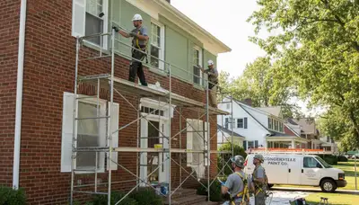 Professional painters in Bloomington, IL providing interior and exterior painting services