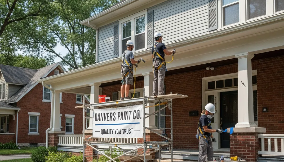 Professional painters in Bloomington, IL providing interior and exterior painting services