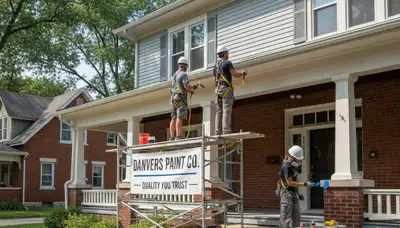 Professional painters in Bloomington, IL providing interior and exterior painting services