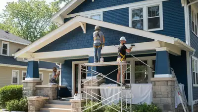 Professional painters in Bloomington, IL providing interior and exterior painting services