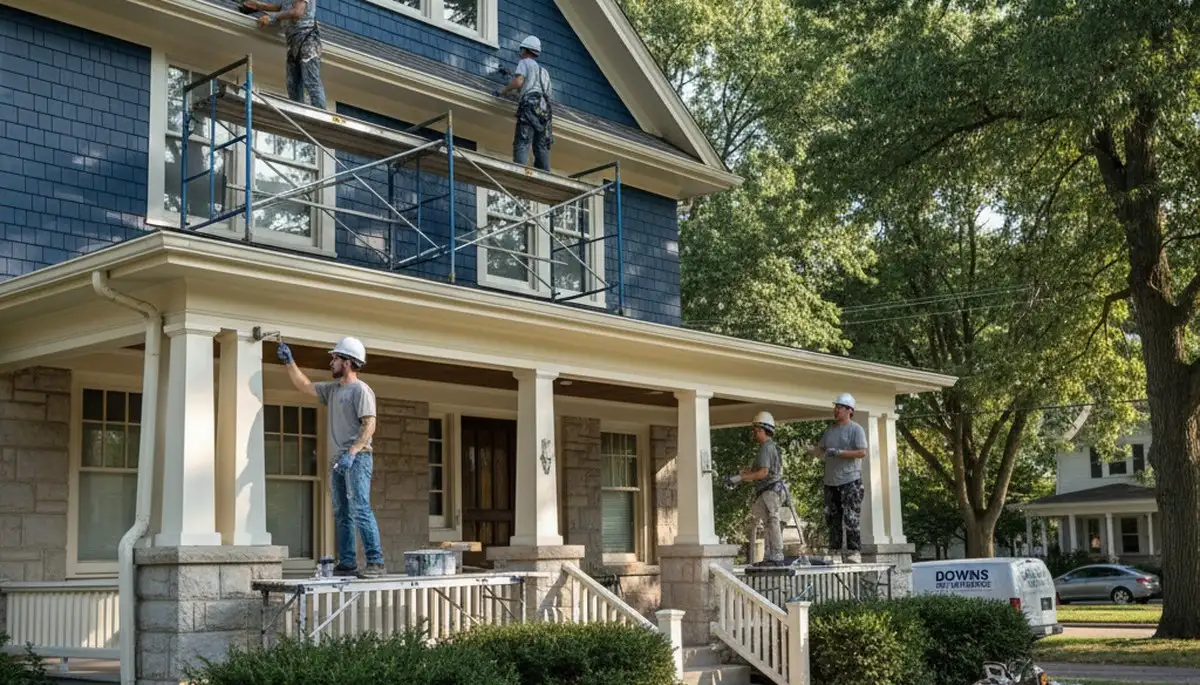 Professional painters serving Bloomington, IL for interior and exterior painting services