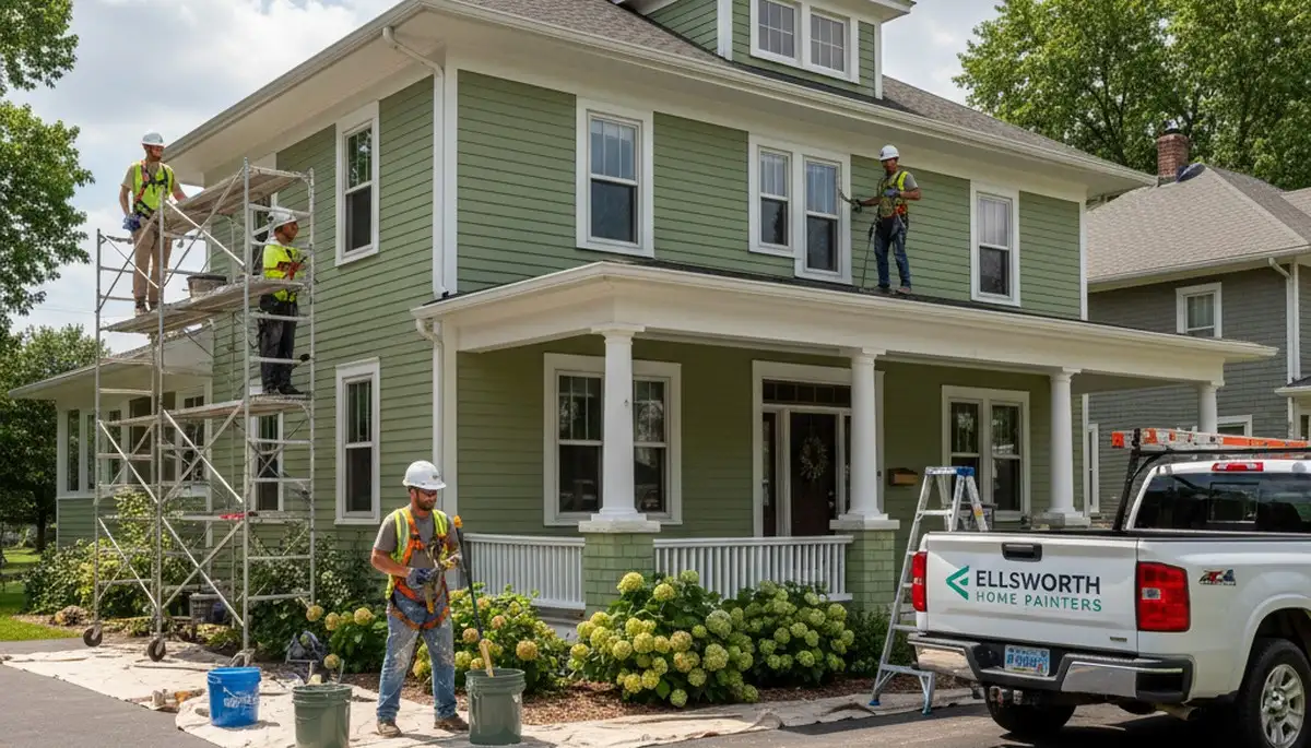 Professional painters in Bloomington, IL delivering residential and commercial painting services