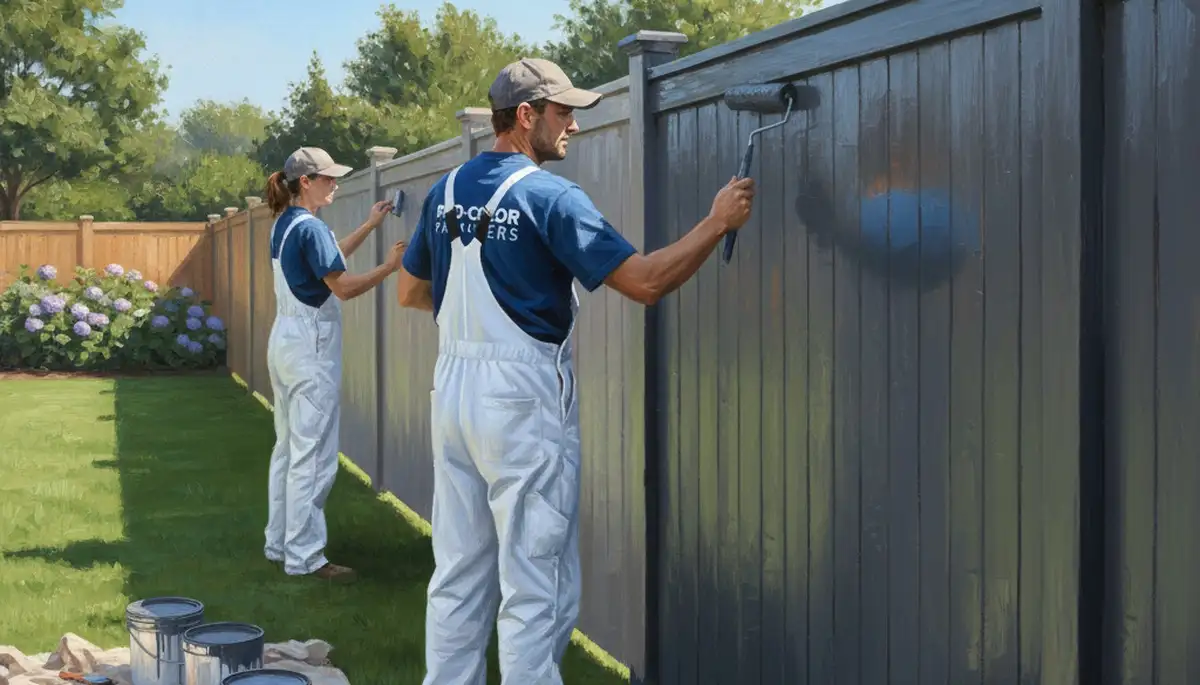 Fence painting service in Bloomington, IL to protect wood and boost curb appeal