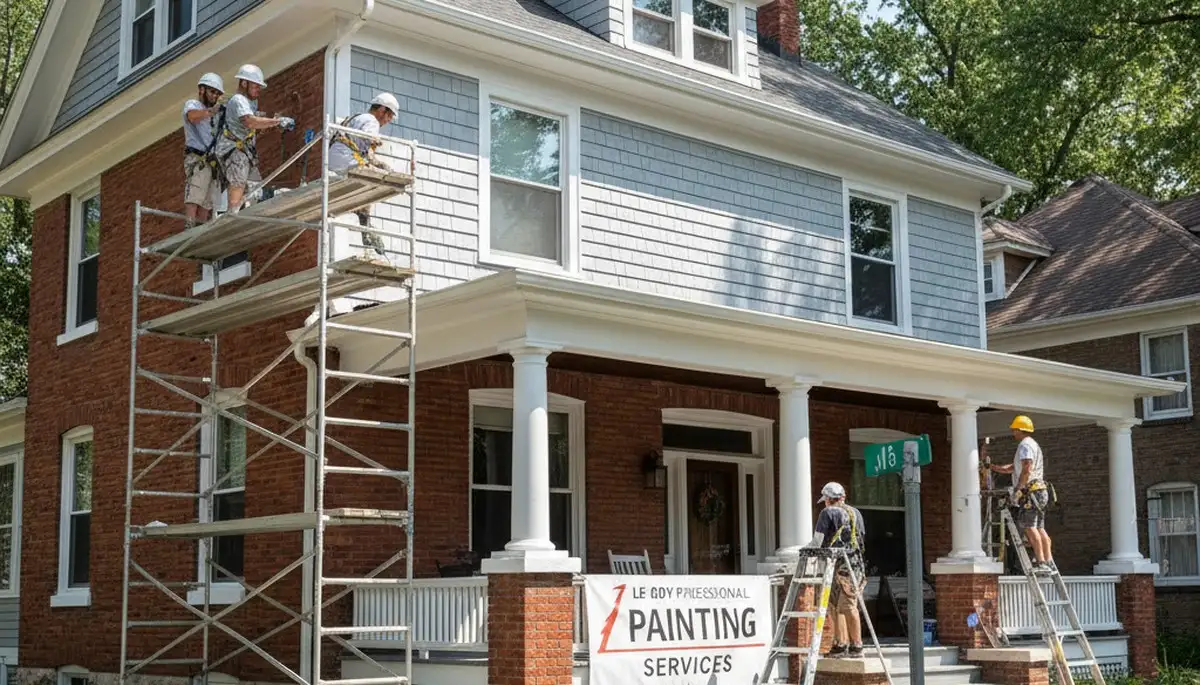 Professional painters serving Bloomington, IL for interior and exterior painting services