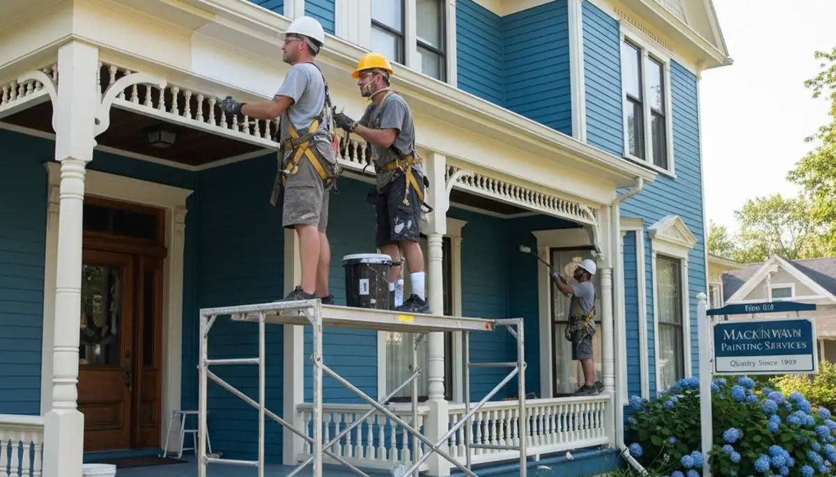 Professional painters in Bloomington, IL providing interior and exterior painting services