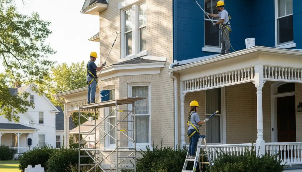 Professional painters in Bloomington, IL providing residential and commercial painting services