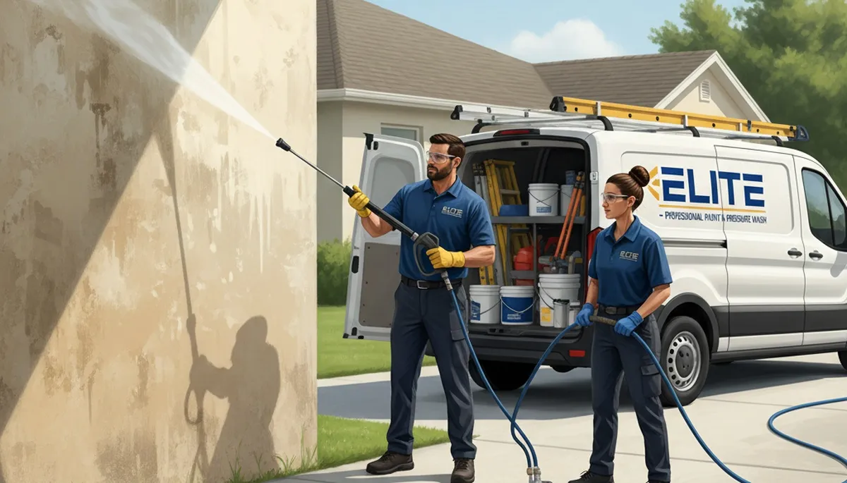 Bloomington, IL pressure cleaning for exterior surfaces by Bloomington Paint Pros