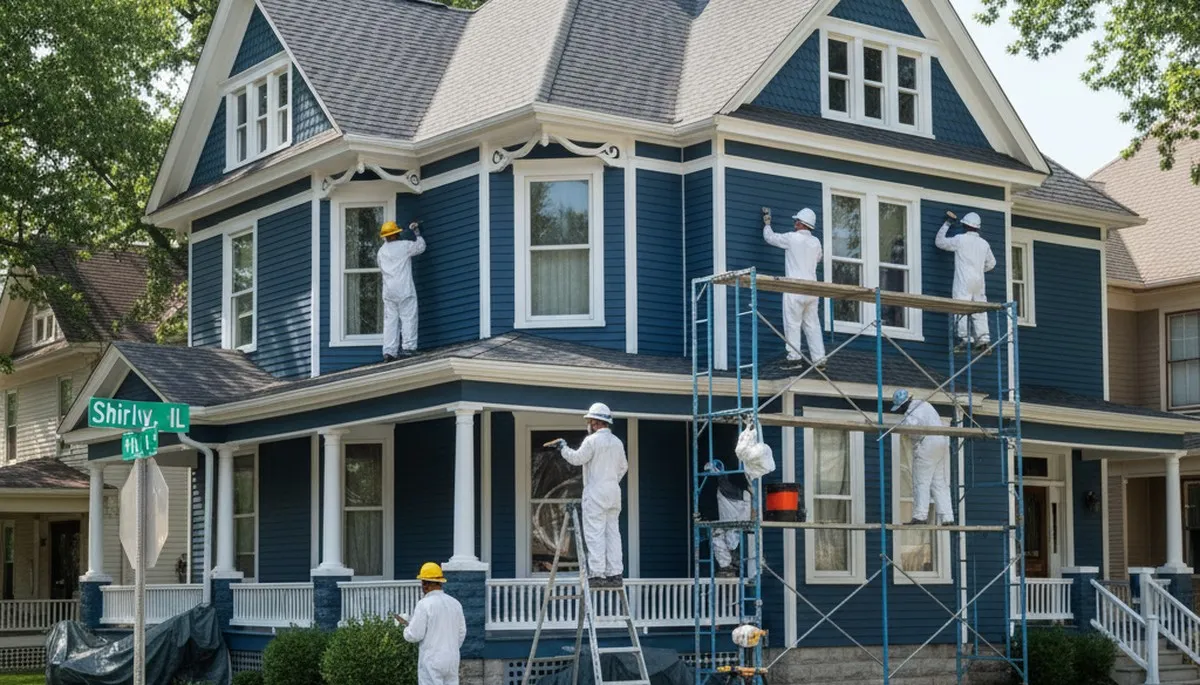 Professional Bloomington, IL painters serving residential and commercial painting projects