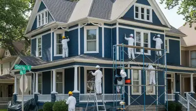 Professional Bloomington, IL painters serving residential and commercial painting projects
