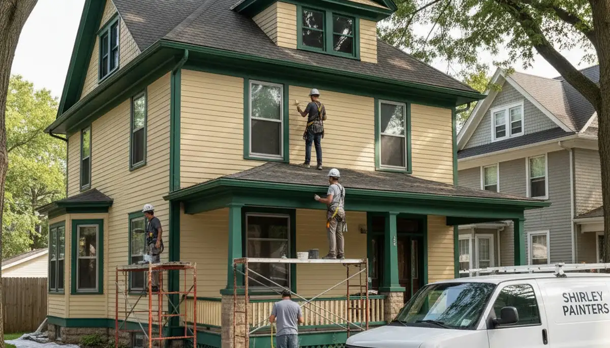 Professional painters in Bloomington, IL providing interior and exterior painting services