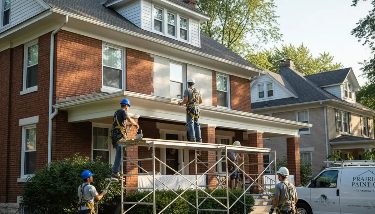 Professional painters in Bloomington, IL providing residential and commercial painting services