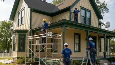 Professional painters serving Bloomington, IL for interior and exterior painting projects