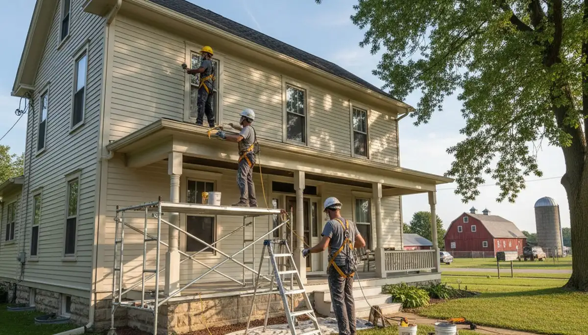 Professional Bloomington, IL painters serving residential and commercial painting projects