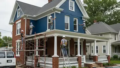 Professional painting service in Bloomington, IL for residential and commercial interiors and exteriors