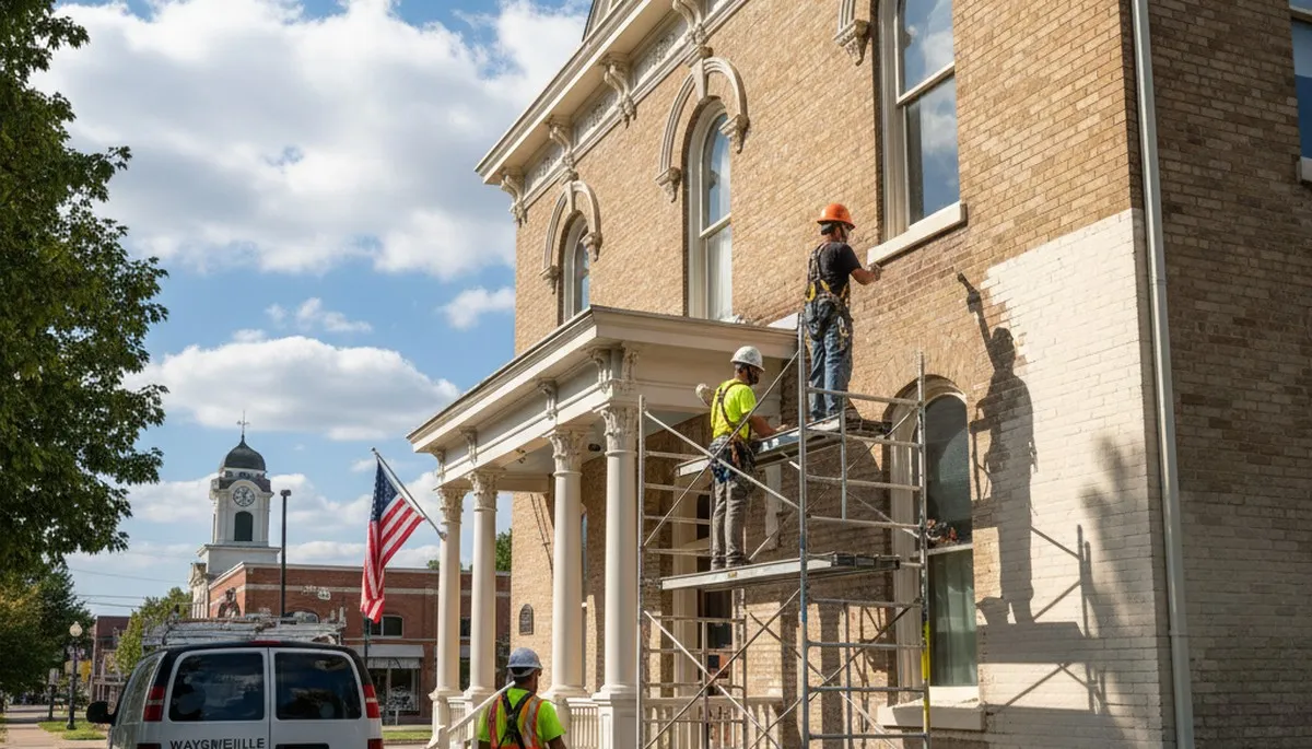 Professional painters in Bloomington, IL providing interior and exterior painting services